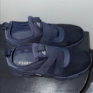 Reebok Men's Slip-On Athletic Shoes in Navy and Black